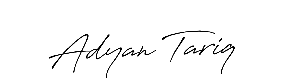 It looks lik you need a new signature style for name Adyan Tariq. Design unique handwritten (Antro_Vectra_Bolder) signature with our free signature maker in just a few clicks. Adyan Tariq signature style 7 images and pictures png