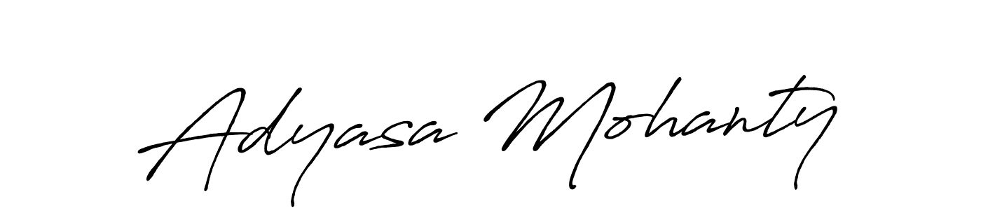 Antro_Vectra_Bolder is a professional signature style that is perfect for those who want to add a touch of class to their signature. It is also a great choice for those who want to make their signature more unique. Get Adyasa Mohanty name to fancy signature for free. Adyasa Mohanty signature style 7 images and pictures png
