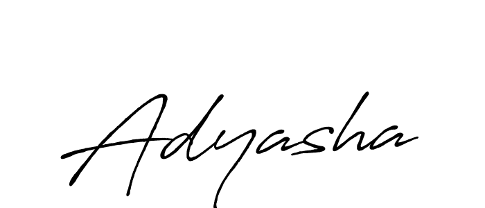 Use a signature maker to create a handwritten signature online. With this signature software, you can design (Antro_Vectra_Bolder) your own signature for name Adyasha. Adyasha signature style 7 images and pictures png