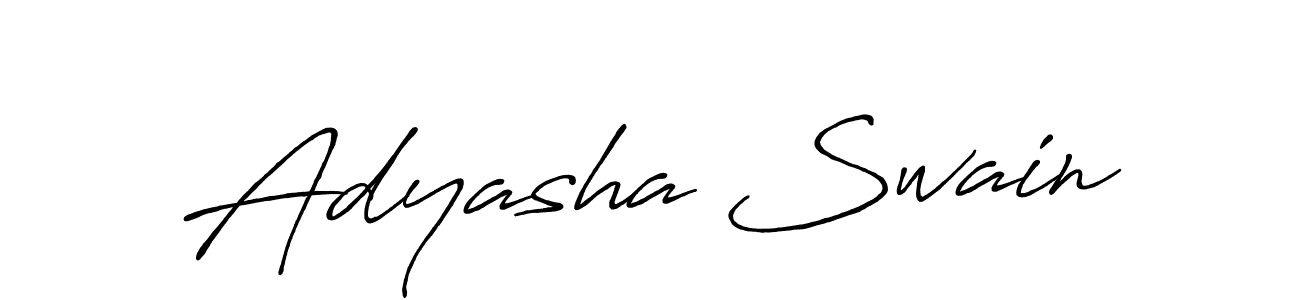 Use a signature maker to create a handwritten signature online. With this signature software, you can design (Antro_Vectra_Bolder) your own signature for name Adyasha Swain. Adyasha Swain signature style 7 images and pictures png