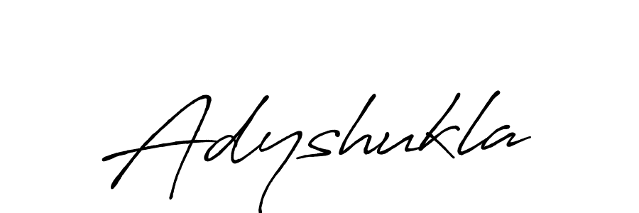 Use a signature maker to create a handwritten signature online. With this signature software, you can design (Antro_Vectra_Bolder) your own signature for name Adyshukla. Adyshukla signature style 7 images and pictures png