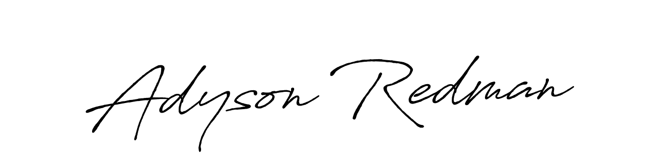 It looks lik you need a new signature style for name Adyson Redman. Design unique handwritten (Antro_Vectra_Bolder) signature with our free signature maker in just a few clicks. Adyson Redman signature style 7 images and pictures png