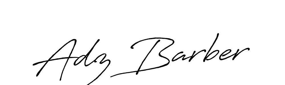 This is the best signature style for the Adz Barber name. Also you like these signature font (Antro_Vectra_Bolder). Mix name signature. Adz Barber signature style 7 images and pictures png