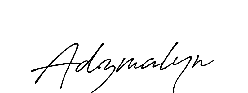 How to make Adzmalyn signature? Antro_Vectra_Bolder is a professional autograph style. Create handwritten signature for Adzmalyn name. Adzmalyn signature style 7 images and pictures png