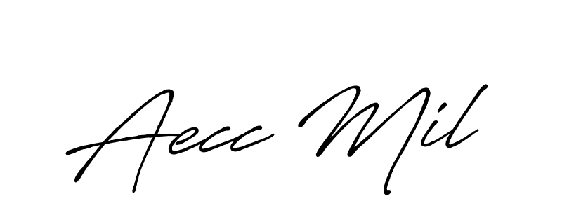 You should practise on your own different ways (Antro_Vectra_Bolder) to write your name (Aecc Mil) in signature. don't let someone else do it for you. Aecc Mil signature style 7 images and pictures png