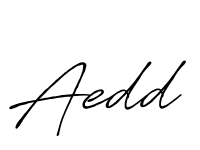 Design your own signature with our free online signature maker. With this signature software, you can create a handwritten (Antro_Vectra_Bolder) signature for name Aedd. Aedd signature style 7 images and pictures png