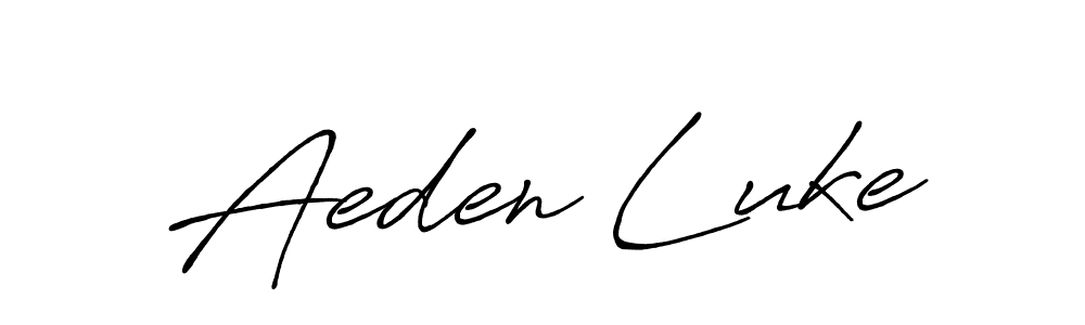 Also we have Aeden Luke name is the best signature style. Create professional handwritten signature collection using Antro_Vectra_Bolder autograph style. Aeden Luke signature style 7 images and pictures png