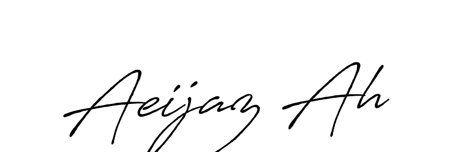 Aeijaz Ah stylish signature style. Best Handwritten Sign (Antro_Vectra_Bolder) for my name. Handwritten Signature Collection Ideas for my name Aeijaz Ah. Aeijaz Ah signature style 7 images and pictures png