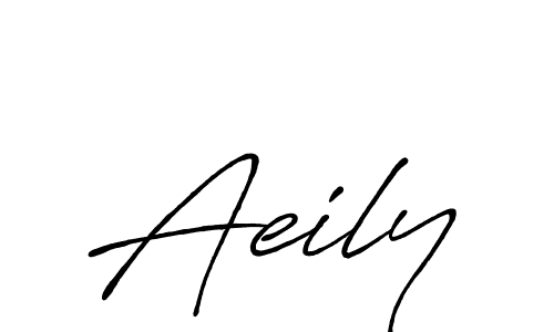 Create a beautiful signature design for name Aeily. With this signature (Antro_Vectra_Bolder) fonts, you can make a handwritten signature for free. Aeily signature style 7 images and pictures png