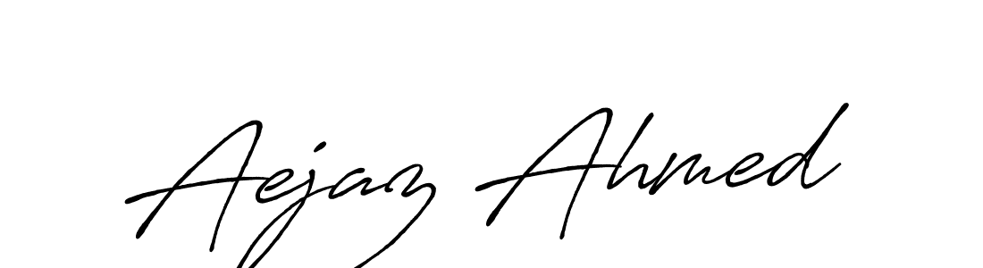 Also we have Aejaz Ahmed name is the best signature style. Create professional handwritten signature collection using Antro_Vectra_Bolder autograph style. Aejaz Ahmed signature style 7 images and pictures png