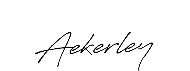 Make a beautiful signature design for name Aekerley. With this signature (Antro_Vectra_Bolder) style, you can create a handwritten signature for free. Aekerley signature style 7 images and pictures png