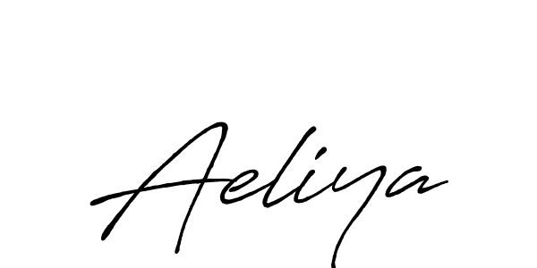 Create a beautiful signature design for name Aeliya. With this signature (Antro_Vectra_Bolder) fonts, you can make a handwritten signature for free. Aeliya signature style 7 images and pictures png