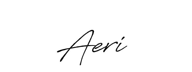 Create a beautiful signature design for name Aeri ⭐. With this signature (Antro_Vectra_Bolder) fonts, you can make a handwritten signature for free. Aeri ⭐ signature style 7 images and pictures png