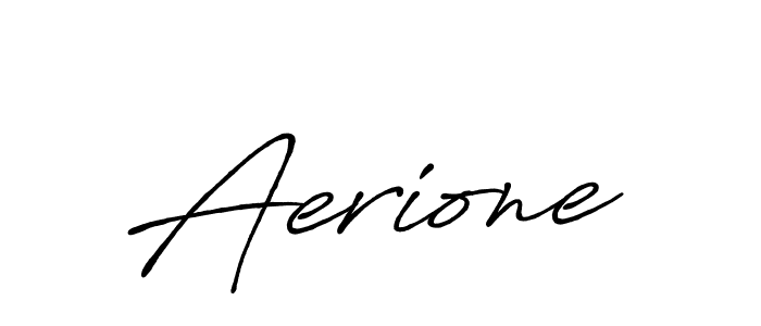 Design your own signature with our free online signature maker. With this signature software, you can create a handwritten (Antro_Vectra_Bolder) signature for name Aerione. Aerione signature style 7 images and pictures png