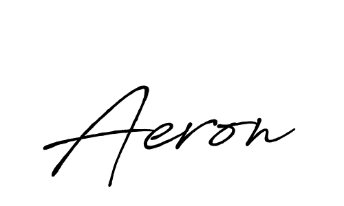 Create a beautiful signature design for name Aeron. With this signature (Antro_Vectra_Bolder) fonts, you can make a handwritten signature for free. Aeron signature style 7 images and pictures png