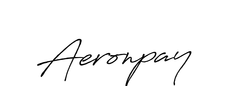 Make a beautiful signature design for name Aeronpay. With this signature (Antro_Vectra_Bolder) style, you can create a handwritten signature for free. Aeronpay signature style 7 images and pictures png