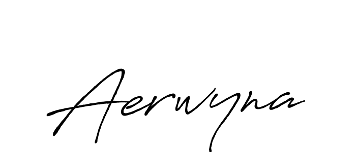 Also You can easily find your signature by using the search form. We will create Aerwyna name handwritten signature images for you free of cost using Antro_Vectra_Bolder sign style. Aerwyna signature style 7 images and pictures png