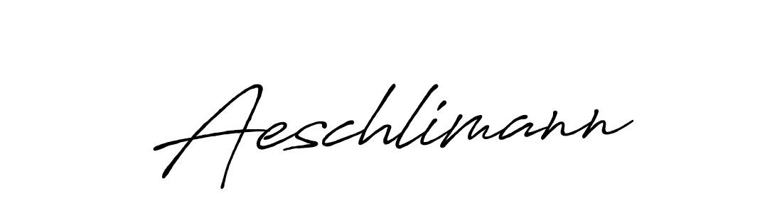 Create a beautiful signature design for name Aeschlimann. With this signature (Antro_Vectra_Bolder) fonts, you can make a handwritten signature for free. Aeschlimann signature style 7 images and pictures png