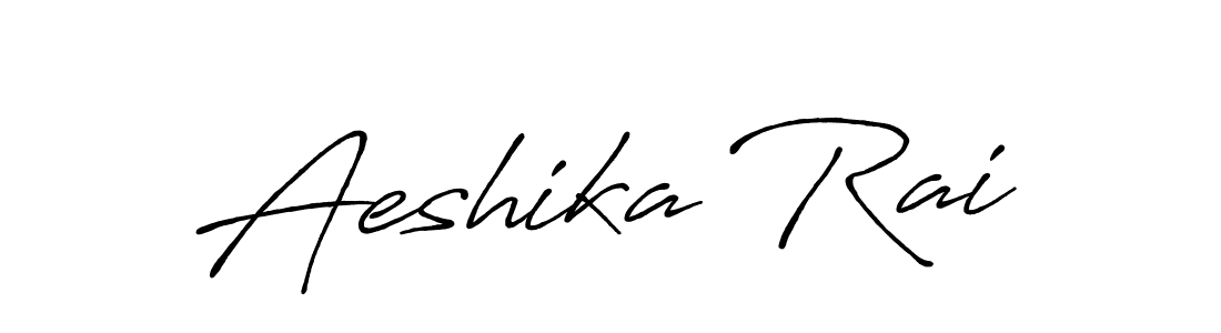 Use a signature maker to create a handwritten signature online. With this signature software, you can design (Antro_Vectra_Bolder) your own signature for name Aeshika Rai. Aeshika Rai signature style 7 images and pictures png