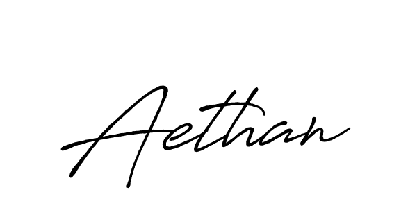 Use a signature maker to create a handwritten signature online. With this signature software, you can design (Antro_Vectra_Bolder) your own signature for name Aethan. Aethan signature style 7 images and pictures png