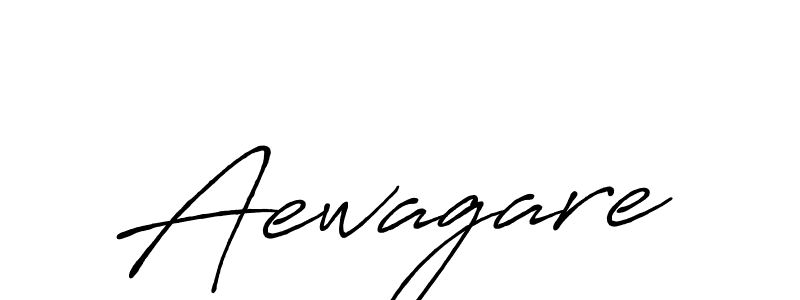 Use a signature maker to create a handwritten signature online. With this signature software, you can design (Antro_Vectra_Bolder) your own signature for name Aewagare. Aewagare signature style 7 images and pictures png