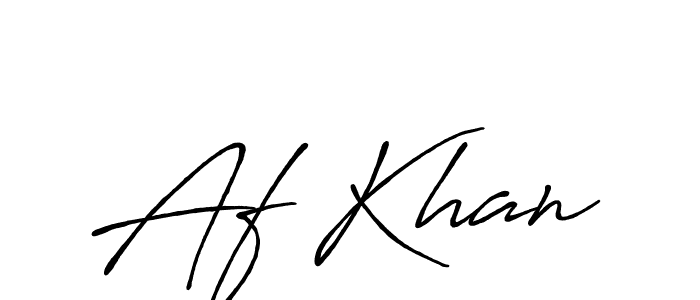 Make a beautiful signature design for name Af Khan. Use this online signature maker to create a handwritten signature for free. Af Khan signature style 7 images and pictures png