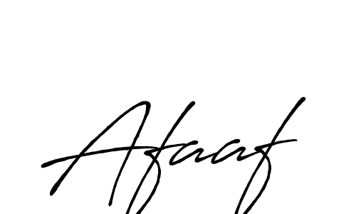 Use a signature maker to create a handwritten signature online. With this signature software, you can design (Antro_Vectra_Bolder) your own signature for name Afaaf. Afaaf signature style 7 images and pictures png