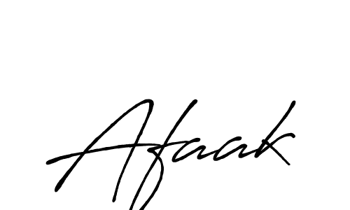 Use a signature maker to create a handwritten signature online. With this signature software, you can design (Antro_Vectra_Bolder) your own signature for name Afaak. Afaak signature style 7 images and pictures png