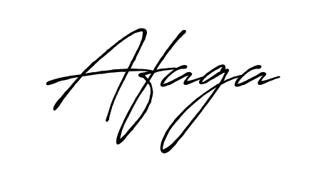 Express your personality with a custom Afaga signature crafted with Antro_Vectra_Bolder typography. Free transparent PNG download available. Afaga signature style 7 images and pictures png