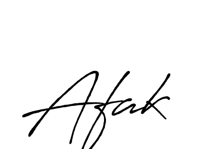 Afak stylish signature style. Best Handwritten Sign (Antro_Vectra_Bolder) for my name. Handwritten Signature Collection Ideas for my name Afak. Afak signature style 7 images and pictures png