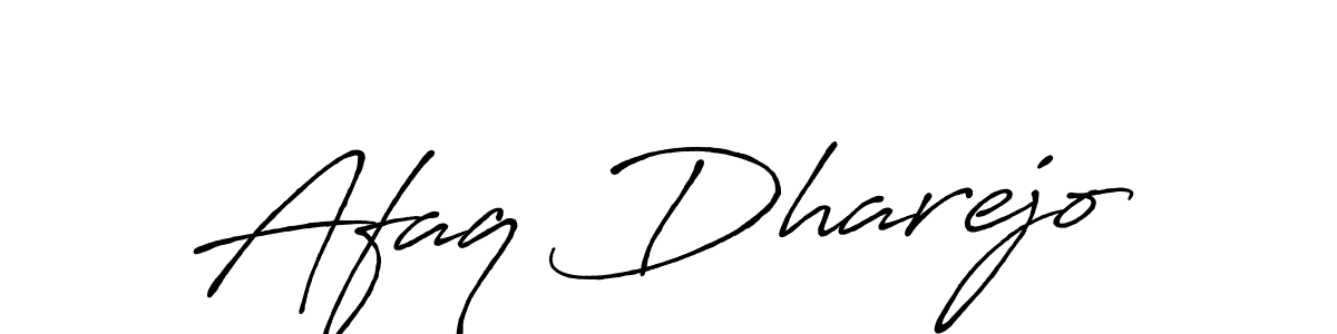 The best way (Antro_Vectra_Bolder) to make a short signature is to pick only two or three words in your name. The name Afaq Dharejo include a total of six letters. For converting this name. Afaq Dharejo signature style 7 images and pictures png