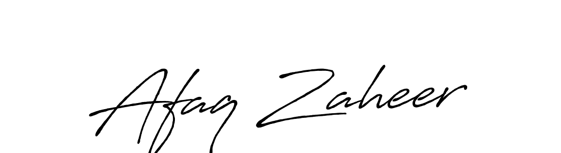 Use a signature maker to create a handwritten signature online. With this signature software, you can design (Antro_Vectra_Bolder) your own signature for name Afaq Zaheer. Afaq Zaheer signature style 7 images and pictures png