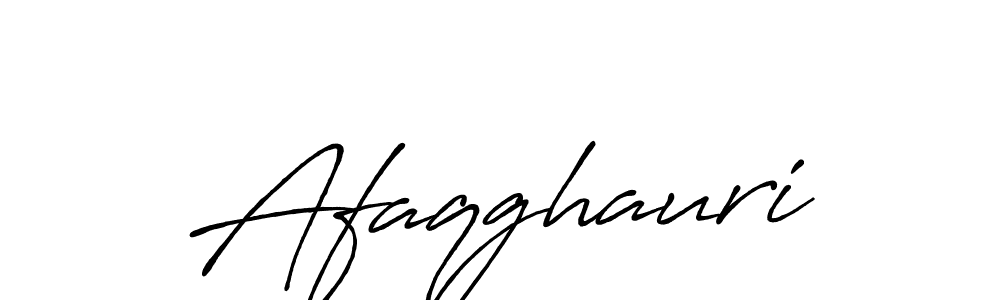 How to make Afaqghauri signature? Antro_Vectra_Bolder is a professional autograph style. Create handwritten signature for Afaqghauri name. Afaqghauri signature style 7 images and pictures png