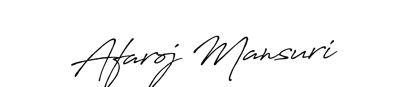 How to Draw Afaroj Mansuri signature style? Antro_Vectra_Bolder is a latest design signature styles for name Afaroj Mansuri. Afaroj Mansuri signature style 7 images and pictures png