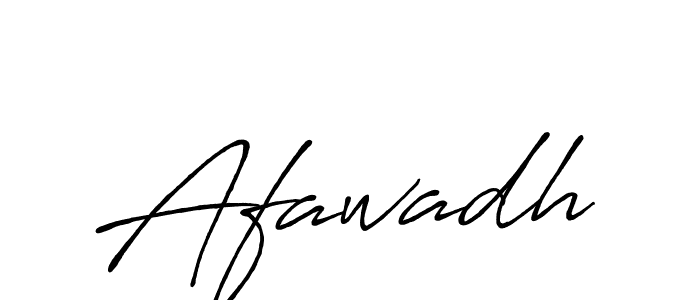 Create a beautiful signature design for name Afawadh. With this signature (Antro_Vectra_Bolder) fonts, you can make a handwritten signature for free. Afawadh signature style 7 images and pictures png