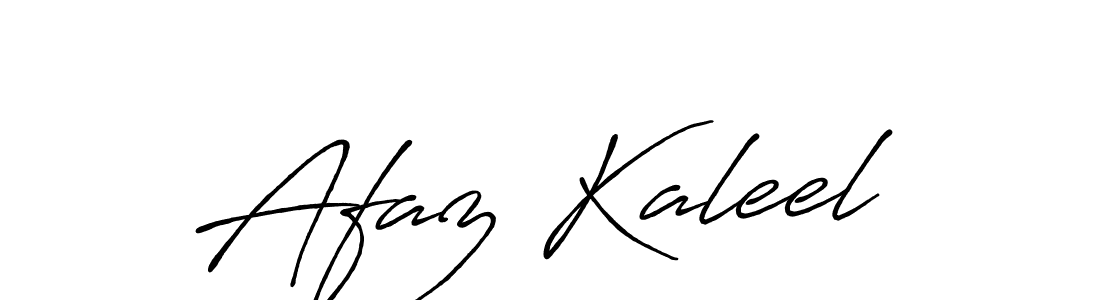 Create a beautiful signature design for name Afaz Kaleel. With this signature (Antro_Vectra_Bolder) fonts, you can make a handwritten signature for free. Afaz Kaleel signature style 7 images and pictures png