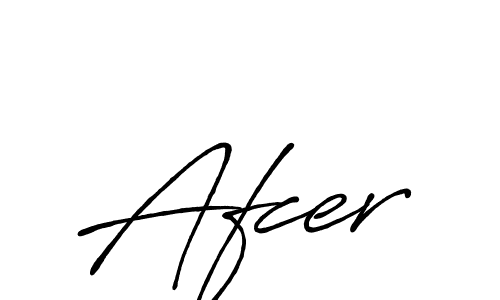 Afcer stylish signature style. Best Handwritten Sign (Antro_Vectra_Bolder) for my name. Handwritten Signature Collection Ideas for my name Afcer. Afcer signature style 7 images and pictures png
