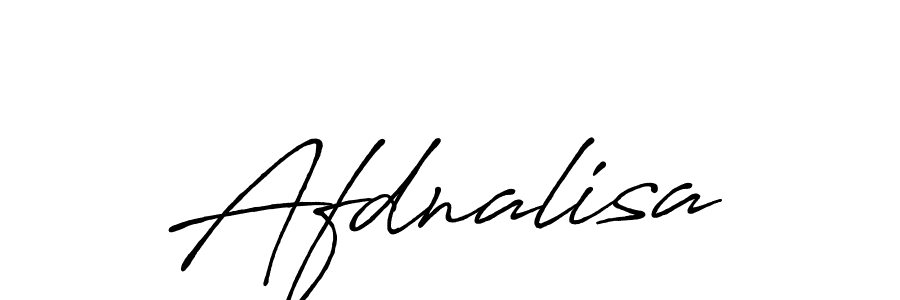 Make a beautiful signature design for name Afdnalisa. With this signature (Antro_Vectra_Bolder) style, you can create a handwritten signature for free. Afdnalisa signature style 7 images and pictures png