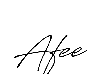 Afee stylish signature style. Best Handwritten Sign (Antro_Vectra_Bolder) for my name. Handwritten Signature Collection Ideas for my name Afee. Afee signature style 7 images and pictures png