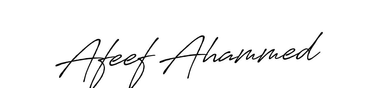 How to make Afeef Ahammed signature? Antro_Vectra_Bolder is a professional autograph style. Create handwritten signature for Afeef Ahammed name. Afeef Ahammed signature style 7 images and pictures png