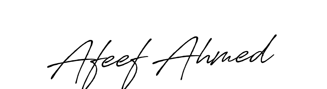 Afeef Ahmed stylish signature style. Best Handwritten Sign (Antro_Vectra_Bolder) for my name. Handwritten Signature Collection Ideas for my name Afeef Ahmed. Afeef Ahmed signature style 7 images and pictures png