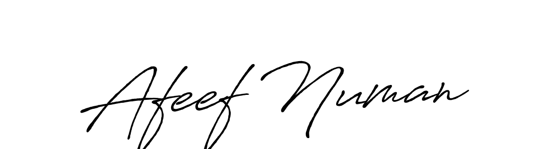 Design your own signature with our free online signature maker. With this signature software, you can create a handwritten (Antro_Vectra_Bolder) signature for name Afeef Numan. Afeef Numan signature style 7 images and pictures png