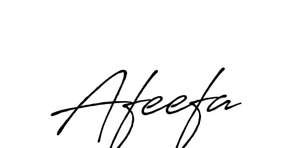 Afeefa stylish signature style. Best Handwritten Sign (Antro_Vectra_Bolder) for my name. Handwritten Signature Collection Ideas for my name Afeefa. Afeefa signature style 7 images and pictures png