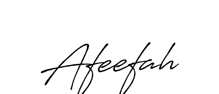 How to make Afeefah signature? Antro_Vectra_Bolder is a professional autograph style. Create handwritten signature for Afeefah name. Afeefah signature style 7 images and pictures png