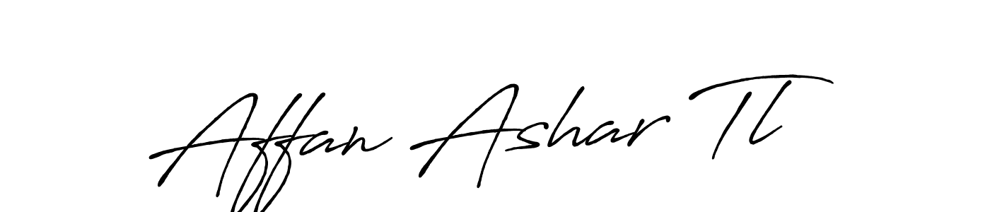 Affan Ashar Tl stylish signature style. Best Handwritten Sign (Antro_Vectra_Bolder) for my name. Handwritten Signature Collection Ideas for my name Affan Ashar Tl. Affan Ashar Tl signature style 7 images and pictures png