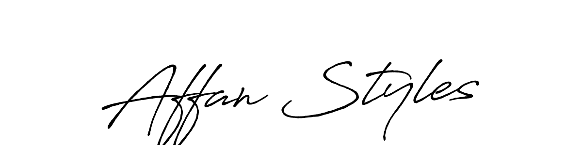 How to Draw Affan Styles signature style? Antro_Vectra_Bolder is a latest design signature styles for name Affan Styles. Affan Styles signature style 7 images and pictures png