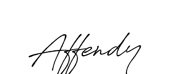 You can use this online signature creator to create a handwritten signature for the name Affendy. This is the best online autograph maker. Affendy signature style 7 images and pictures png