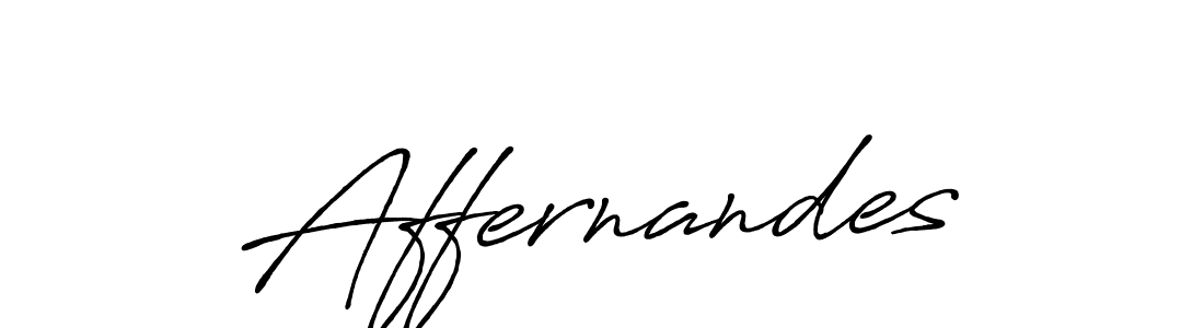 The best way (Antro_Vectra_Bolder) to make a short signature is to pick only two or three words in your name. The name Affernandes include a total of six letters. For converting this name. Affernandes signature style 7 images and pictures png