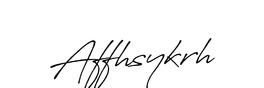 It looks lik you need a new signature style for name Affhsykrh. Design unique handwritten (Antro_Vectra_Bolder) signature with our free signature maker in just a few clicks. Affhsykrh signature style 7 images and pictures png