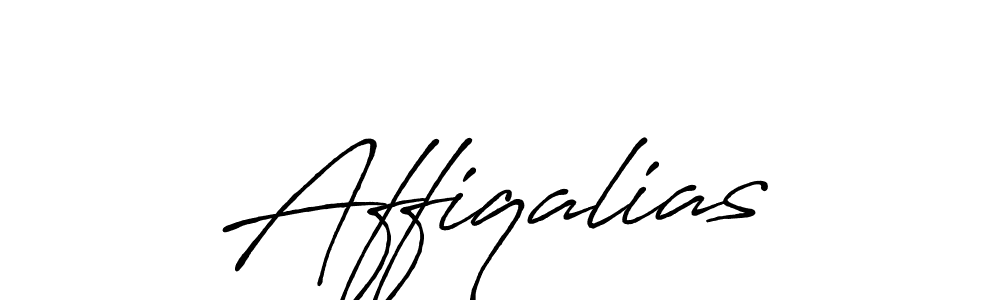 Also You can easily find your signature by using the search form. We will create Affiqalias name handwritten signature images for you free of cost using Antro_Vectra_Bolder sign style. Affiqalias signature style 7 images and pictures png